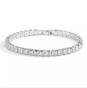 Sterling 925 Silver Tennis Bracelet